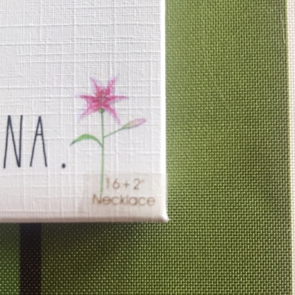 Brand New Rae Dunn Fine Silver Plated 16" + 2" Thank You NANA Necklace - Picture 3 of 9